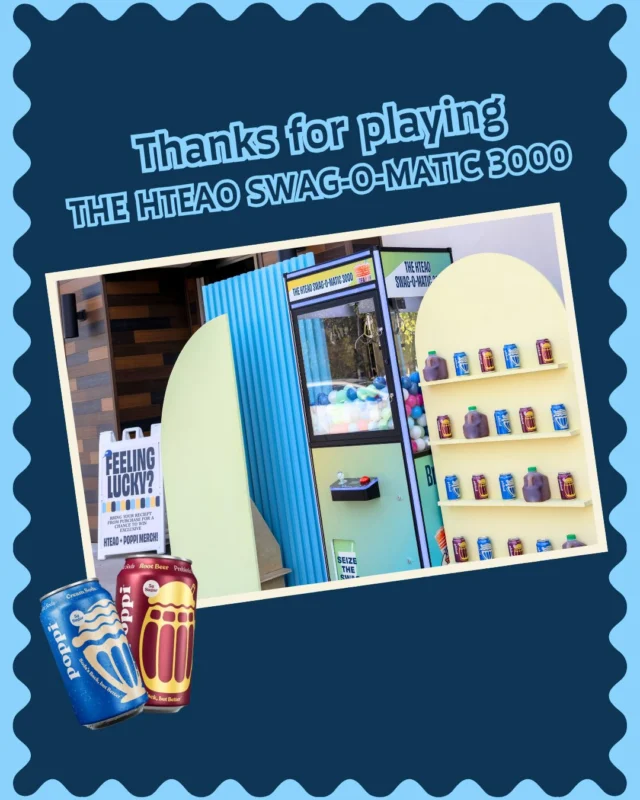 September was a blast- NO CAP! 🧢✨

Thank you to everyone who came out to play our HTeaO Claw Machine! We loved seeing all your smiling faces with your new swag! 🤭

If you weren't able to make it, no worries, we've got you covered! Tag THREE of your besTEAs below for a chance to win the exclusive poppi x HTeaO merch! 🤩

How to enter:
🥤Follow @hteao on IG & FB 
🤠 tag 3 of your besTEAs
💬 & we'll shoot you a DM to confirm your entry